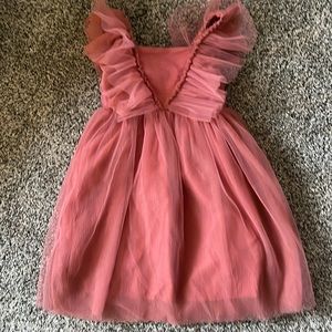 Girls salmon dress NWT